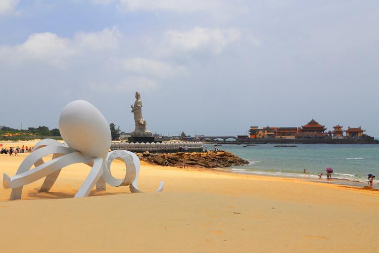 石狮黄金海岸风光