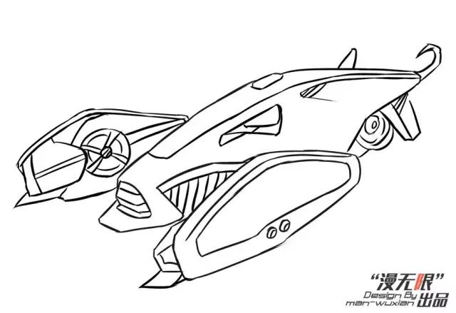 《概念车王国》,非汽车科班专业生画的未来之车