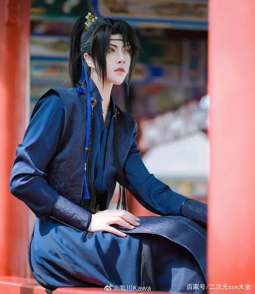 眼神杀,《二哈和他的白猫师尊》薛蒙cos,精致帅气太有