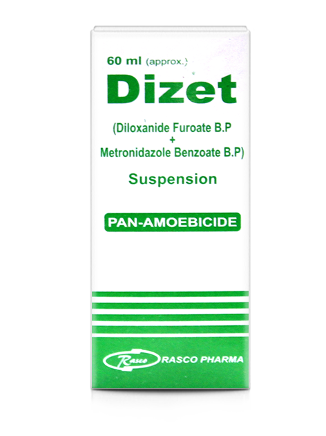 (07)dizet suspension (diloxanide furoate-250mg, metronidazole