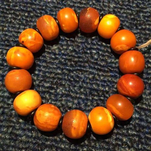 是时候告诉你们,烤色蜜蜡拥有的5个特征了,真实干货分享!