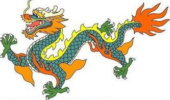 龙的简笔画画法幼儿彩色