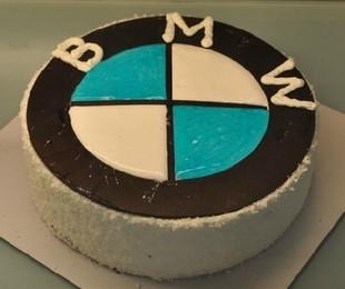 长沙爱伊堡 可个性diy 宝马 名车 卡通 双层夹心奶油水果蛋糕 新品