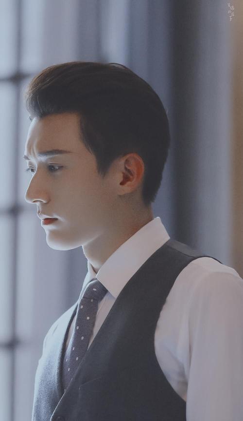 但是下颌线明显,侧面的骨像很优越:额头饱满,眉骨突出 侧脸十分优越