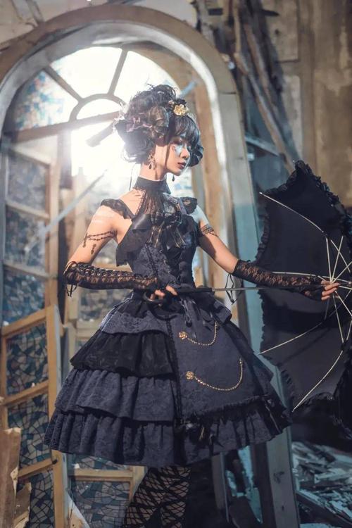 用索尼微单alpha7riv拍摄哥特风lolita人像