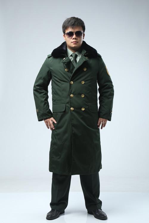 批发 士兵军官大衣 军绿大衣防寒大衣 加