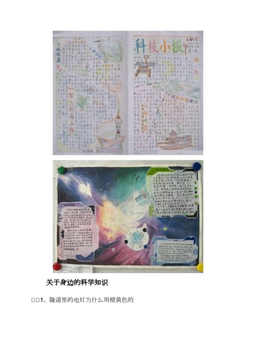 初中生简单漂亮科技手抄报.doc