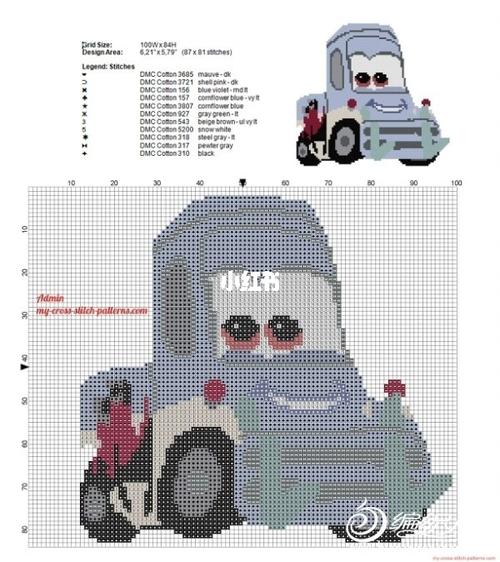 儿童毛衣缝花小汽车图解之一_毛衣_兴趣爱好_手工