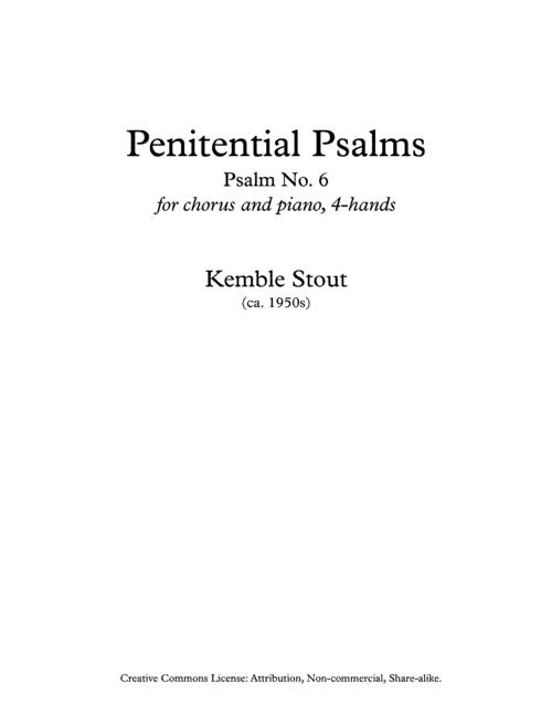 penitential psalms (stout, kemble)