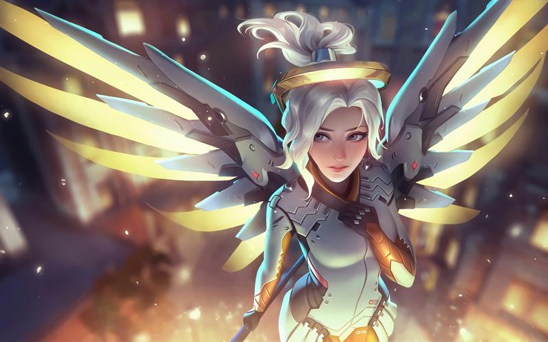 守望先锋 多dva天使>