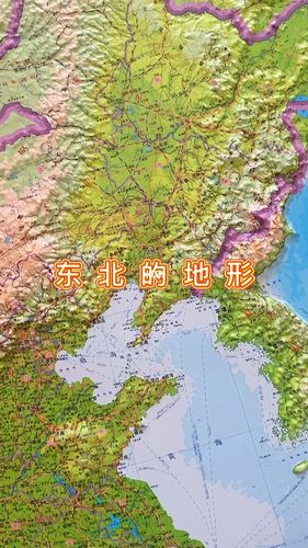 东北平原也是我国最大的平原.#地图 #东北_美食_地形图_社科_社科其他