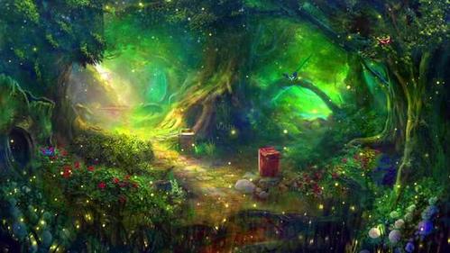 宫崎骏动漫萤火虫之森萤火虫森林