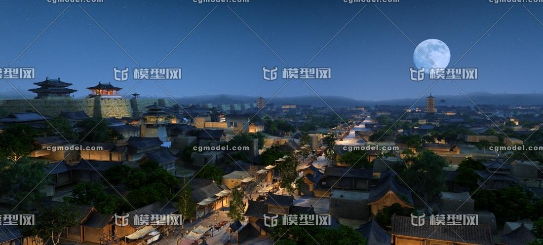 古城池鸟瞰 古代城池 古建 古城夜景 古城鸟瞰 古镇 古建鸟瞰 古建筑