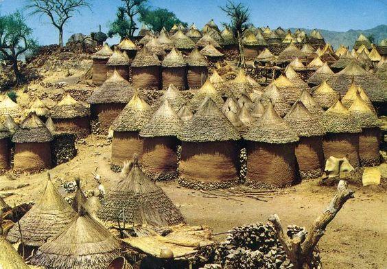 人与自然的和谐,围观非洲民居