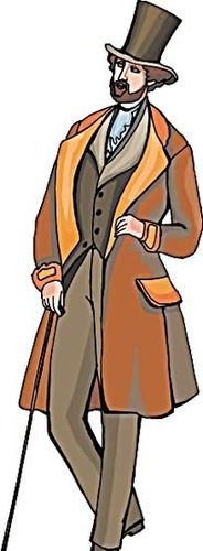 英国绅士插画
