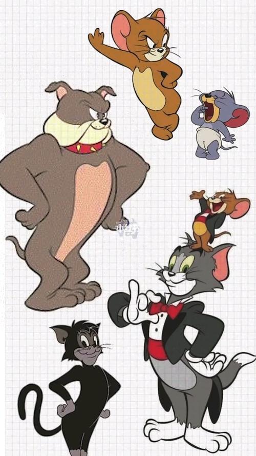 猫和老鼠最全角色合集~_表情包_素材_表情包