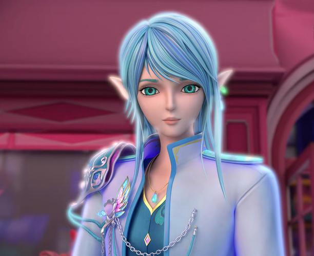 《精灵梦叶罗丽》男角色中的颜值担当,水王子盛装打扮