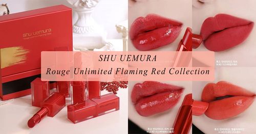 首波彩妆 shu uemura spring 2020 rouge unlimited:flaming red