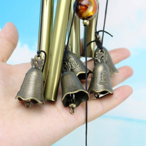 创意金属古铜风铃 店铺家居镇宅辟邪招财风水铃铛 门饰挂件饰