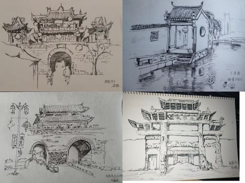 【公益服务】以手绘之名 传古建之韵——艺术传媒学院"拾遗记"古建筑