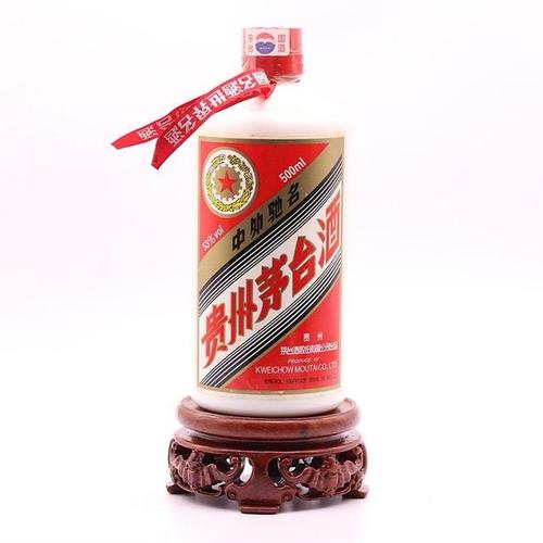 2007年白皮五星茅台53度500ml瓶