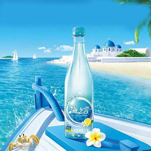 统一海之言柠檬百香果夏季饮品饮料地中海海盐解渴补水15瓶整箱 - 权