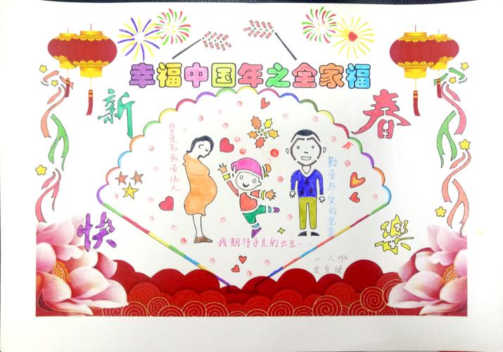 2017级6班幸福中国年之全家福展示