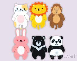 可爱动物书签 - 热转印 - 客制化