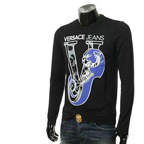 versace jeans 范思哲男士印花长袖