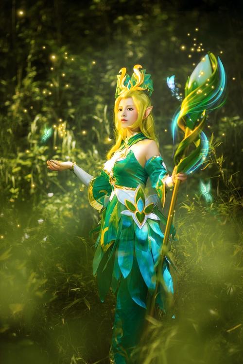 王者荣耀精灵王昭君cos