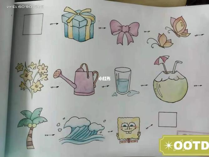 图形创意(正方形的循环联想)_联想怎么样_可爱风_图形