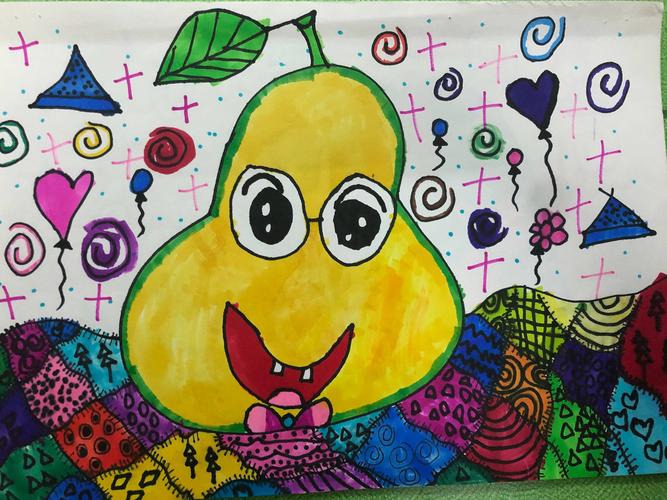 天骄小学2018年秋季卡通画b3班优秀学员二年级胡雅静小朋友绘画作品集
