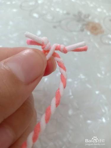 口罩绳子做小手环