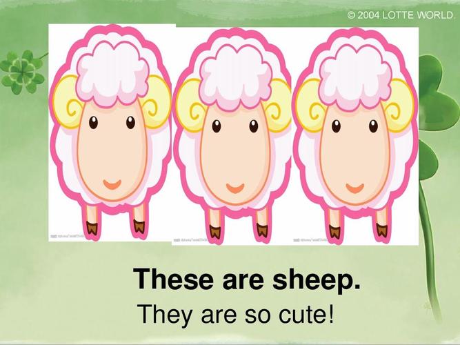 these are sheep. they are so cute!