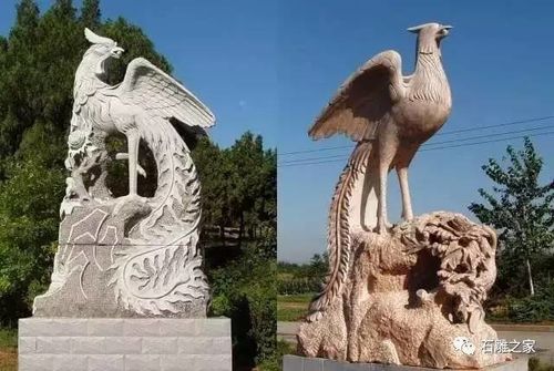 中国五大神鸟之石雕凤凰【图集大全】