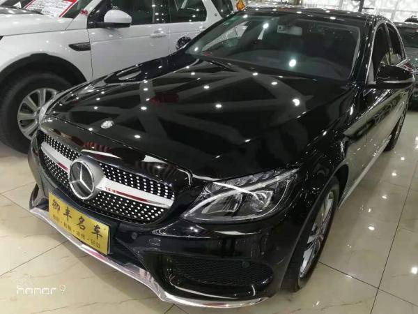 2016年1月 奔驰 奔驰c级 2016款 c 200 l 运动型-大连御丰二手车经纪