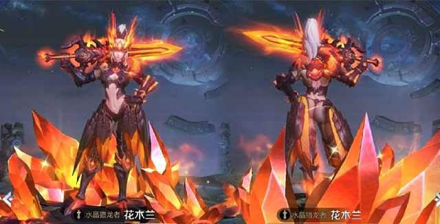 王者荣耀:体验服惊现绝版皮肤,花木兰水晶猎龙者满分优化?