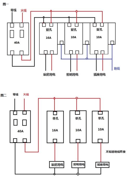 空气开关该怎么接啊,懂电的朋友帮帮忙.