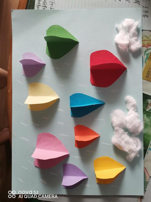 萨福星的美篇俩宝宅家抗疫情:手工制作巜小水滴》