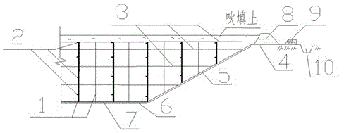 凹地吹填土排水系统的制作方法
