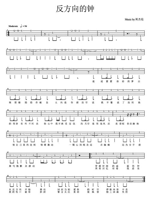 尤克里里指弹谱_尤克里里_娱乐_音乐