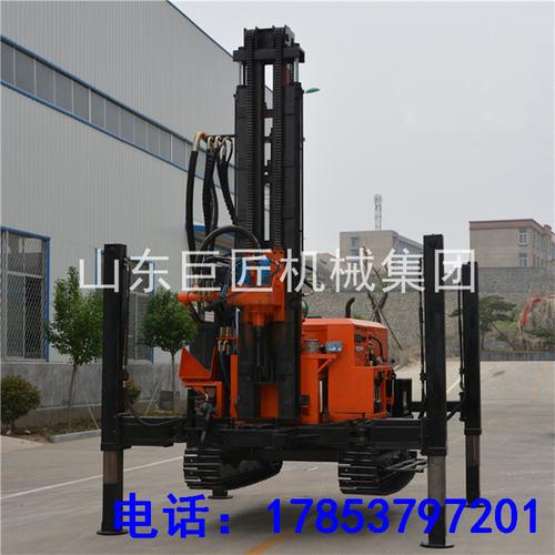 巨匠200履带气动水井钻机 家用民用大功率深水井气动打井机器设备