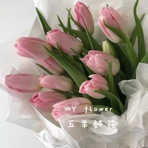 荷兰进口重瓣郁金香鲜花家庭办公室插花广州同城速递空运包邮