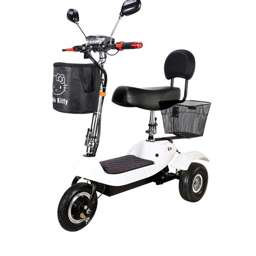 电动三轮车老年代步车 蓄电池/锂电池双人成人家用残疾人车接送小孩可