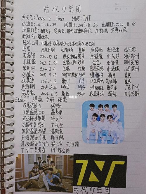 tnt时代少年团资料_时代少年团_手帐_薯条_tnt时代少年团_兴趣爱好