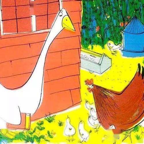 今天分享的绘本故事叫  《傻鹅皮杜妮》,傻气大姐皮杜妮,有天在河边