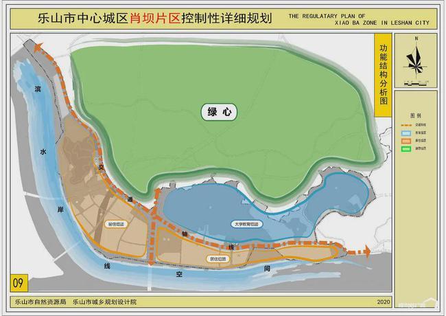 乐山肖坝片区最新规划来了定位以教育和居住功能为主