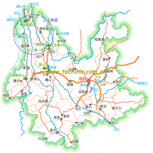 云南西部南畹河和瑞丽江合流处的南畹河三角地区,因其地近猛卯,又称