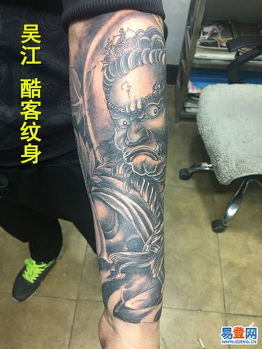 不动明王纹身手稿#吴江 酷客纹身