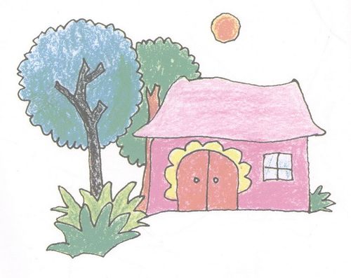 小屋简笔画